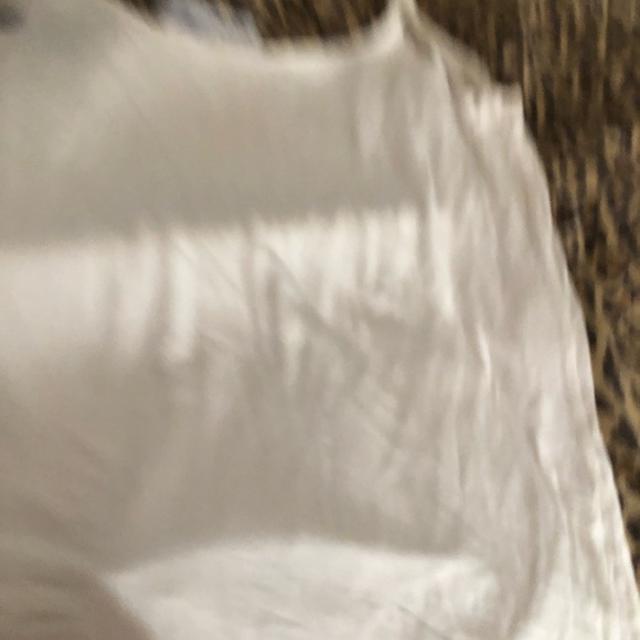 Together size XL ivory adjustable camisole stretch flocked black floral design - Picture 6 of 9